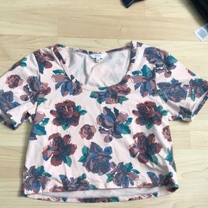 Floral crop top